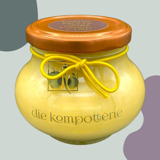 curd exotic fruits weiße mandel