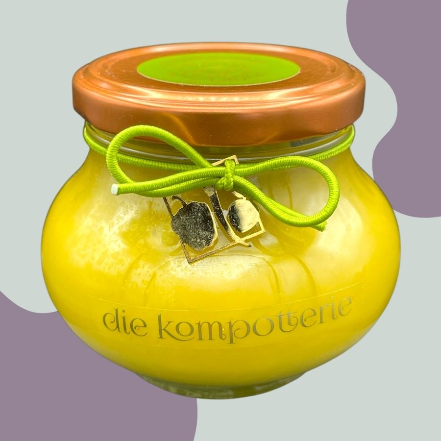 curd mango matcha weiße mandel
