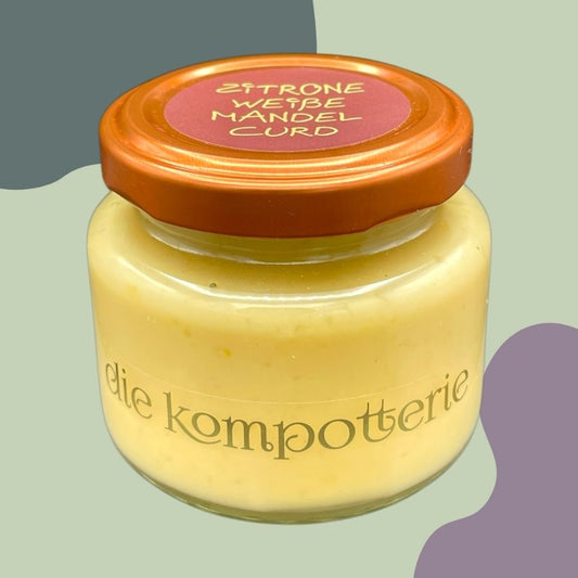 curd zitrone weiße mandel